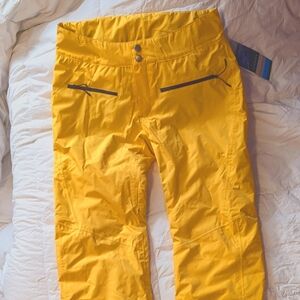 NWT Women's Canary Yellow Ski/Snowboard Pants
